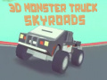 Logħba 3D Monster Truck Skyroads onlajn