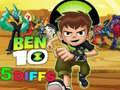 Logħba Ben 10 5 Differenzi onlajn