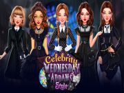 Logħba Ċelebrità l-Erbgħa Addams Stil onlajn