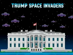 Logħba Trump Space Invaders onlajn