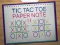 Logħba Tic Tac Toe Nota tal-Paper 2 onlajn