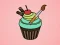 Logħba Kulur Cupcake Delizzjuż onlajn