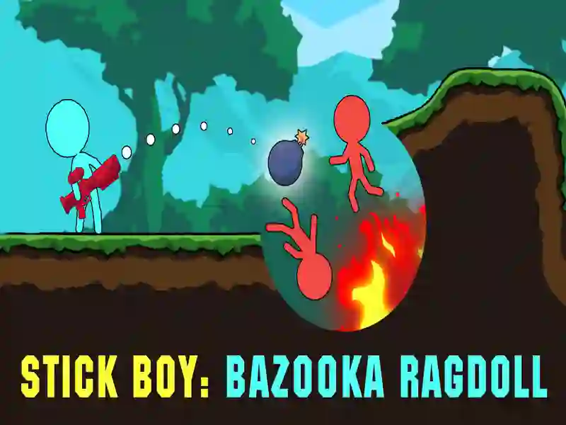 Logħba Stick Boy: Bazooka Ragdoll onlajn