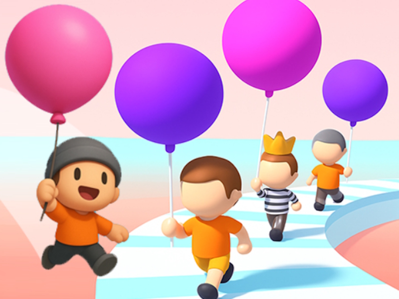 Logħba Balloon Heroes Run & Rise onlajn