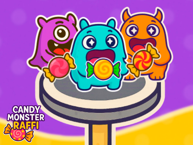 Logħba Candy Monster Raffi onlajn