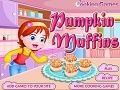 Logħba Muffins ta' pumpkin onlajn