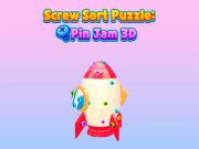 Logħba Sort Sort Puzzle: Pin Jam 3D onlajn