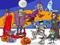 Logħba Itlob 5 Differenzi Halloween onlajn
