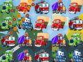 Logħba Trux Cartoons Match 3 onlajn