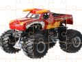 Logħba Sfida tal-Puzzle Monster Truck onlajn