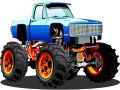 Logħba Puzzle Monster Truck onlajn