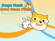 Logħba Doge Rush tiġbed puzzle tad-dar onlajn