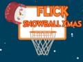 Logħba Flick Snowball il-Milied onlajn