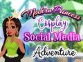 Logħba Avventura tal-Prinċipessa Moderna ta' Cosplay fil-Media Soċjali onlajn