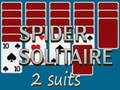 Logħba Spider Solitaire 2 Suit onlajn