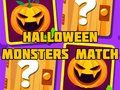 Logħba Halloween Monsters Match onlajn