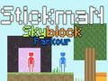 Logħba Stickman Skyblock Parkour onlajn Logħba Stickman Skyblock Parkour onlajn