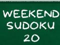 Logħba Sudoku ta' Weekend 20 onlajn