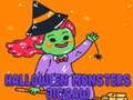 Logħba Puzzle ta' Monstros tal-Halloween onlajn