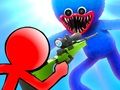 Logħba Stickman kontra Huggy Wuggy onlajn Logħba Stickman kontra Huggy Wuggy onlajn