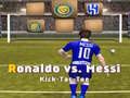 Logħba Messi vs Ronaldo Kick Tac Toe onlajn