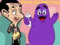 Logħba Meta l-Mr. Bean jiltaqa ma' Grimace onlajn