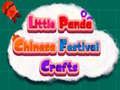 Logħba Panda Żgħir Artigjanat Ċiniż tal-Festival onlajn