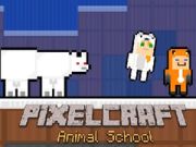 Logħba Skola tal-Annimali PixelCraft onlajn