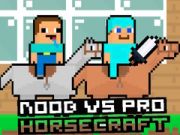 Logħba Noob kontra Pro HorseCraft onlajn
