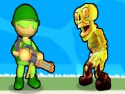 Logħba Qerda ta 'Stickman Zombie onlajn