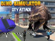 Logħba Attakk tal-Belt Dino Simulatur onlajn