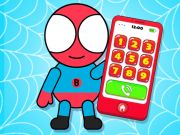 Logħba Simulatur tat-telefon tas-superhero onlajn