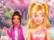 Logħba Ċelebrazzjoni tal-fjur taċ-ċirasa bffs onlajn
