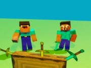 Logħba Noob vs pro iżda sikkina laqat minecraft onlajn