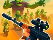 Logħba Triq Zombie: Shooter bil-qerda onlajn