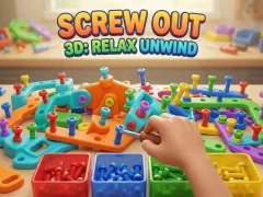 Logħba Screw Out 3D: Irrilassa Unwind onlajn