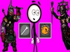 Logħba Stickman jagħżel azzjonijiet onlajn