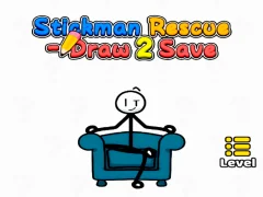 Logħba Stickman Salvataġġ Draw 2 Save onlajn