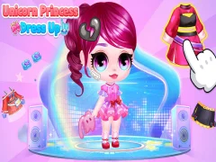 Logħba Unicorn Princess Dress Up onlajn