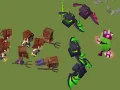 Logħba Simulatur ta' Battalja Fantasija Blocky onlajn