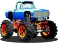 Logħba Puzzle Monster Truck onlajn