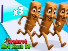 Logħba Brainrot Mob Clash 3D onlajn