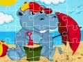 Logħba Puzzel Ippopotamu onlajn