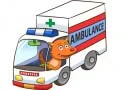 Logħba Puzzle Ambulanza Cartoon onlajn