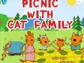 Logħba Piknik mal-Familja tal-Kattas onlajn