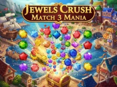 Logħba Jewels Crush Match 3 Manija onlajn