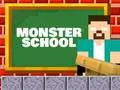 Logħba Skola tal-Monsters: Roller Coaster & Parkour onlajn