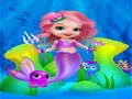 Logħba Cute Mermaid Girl Dress Up onlajn
