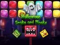 Logħba Serpenti u Blokki tal-Halloween onlajn