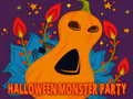 Logħba Puzzle tal-Festa tal-Monsters ta' Halloween onlajn